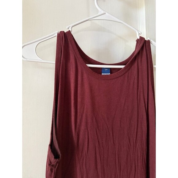 Old Navy Luxe women’s size large maroon dress - Picture 3 of 9
